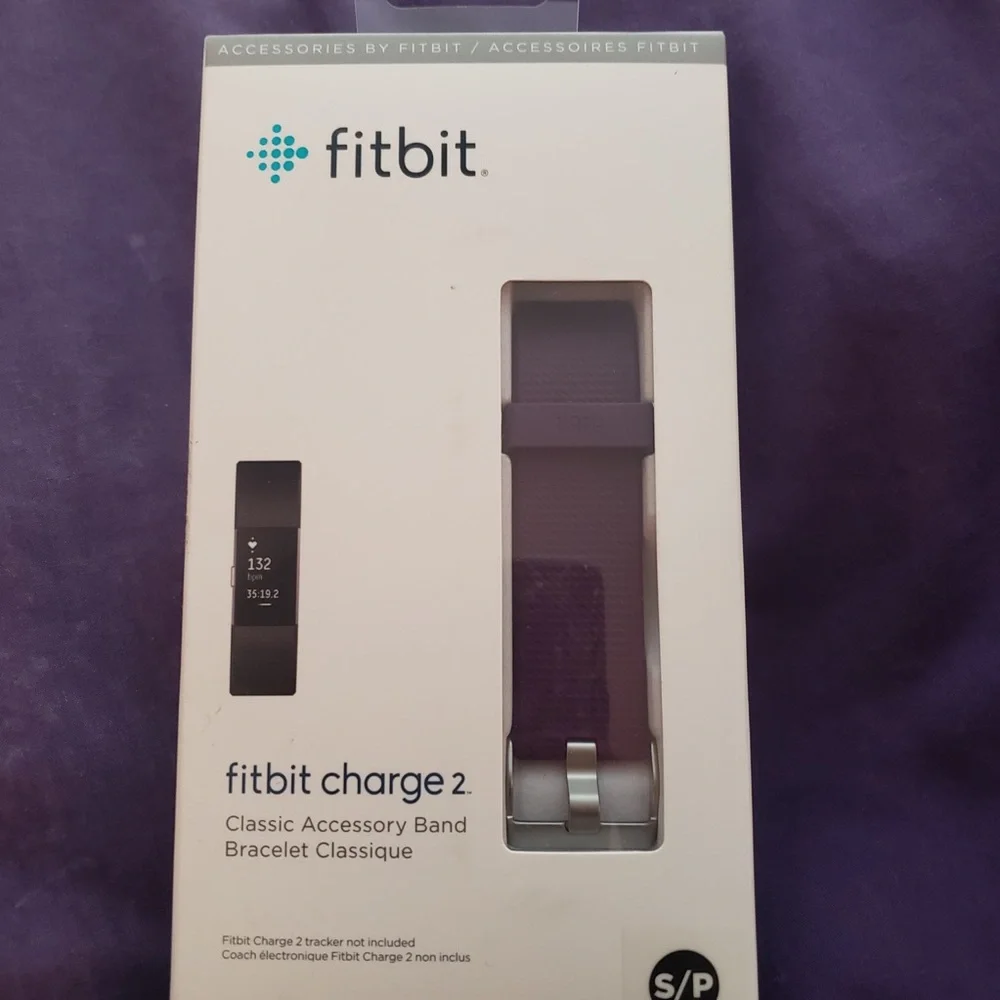 Purple Fitbit charge two band